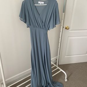 Beautiful long blue dress